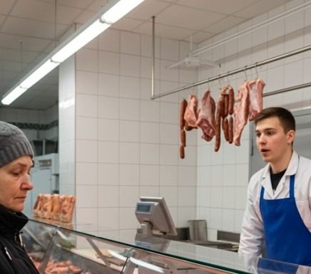 Svaki dan sedamdesetogodišnja penzionerka kupovala je kod mesara 40 kilograma mesa. Jednog dana mesar je odlučio da je prati kako bi saznao gde nestaje svo to meso.