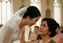 Brinula sam zbog svoje stare haljine za sinovljevo venčanje, ali reakcija moje snahe na moju zelenu haljinu dirnula je sve goste.