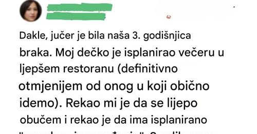 Oćekivala sam prsten.,ali…