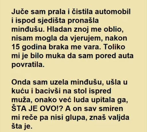 Čistila automobil i ispod sedišta pronašla minđušu ali pravi ŠOK je tek USLEDIO!