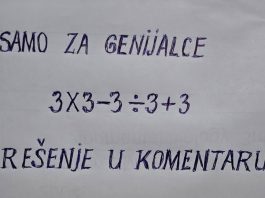 Najlakši zadatak za osnovce namučio mnoge starije ljude: Da li ste vi “genije” koji bez digitrona može ovo da reši?