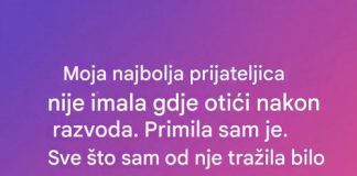 Moja najbolja prijateljica se razvela…