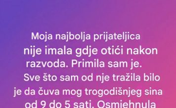 Moja najbolja prijateljica se razvela…