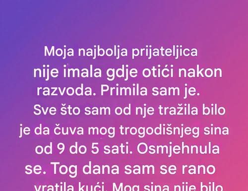 Moja najbolja prijateljica se razvela…