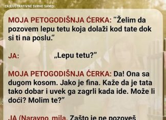 Moja petogodišnjakinja želi da pozove „lepu damu koja posećuje tatu dok je mama na poslu“ na svoju rođendansku zabavu