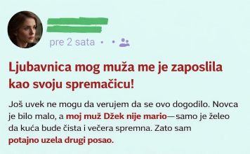 Ljubavnica mog muža me je zaposlila kao sobaricu….