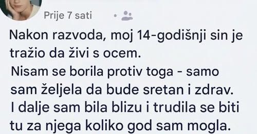 Kako sam pomogla sinu da ponovo pronađe sigurnost i sreću