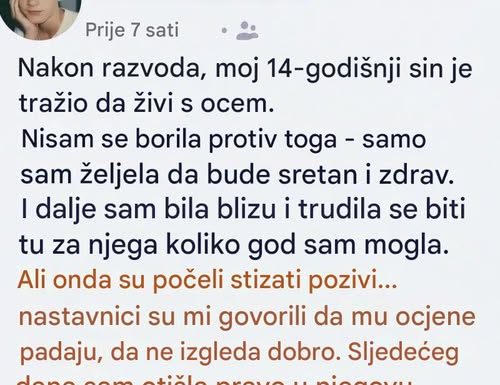 Kako sam pomogla sinu da ponovo pronađe sigurnost i sreću