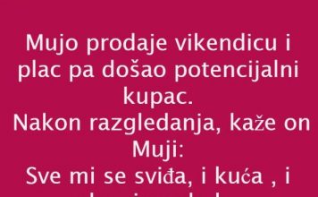 Vic dana: prodaja vikendice