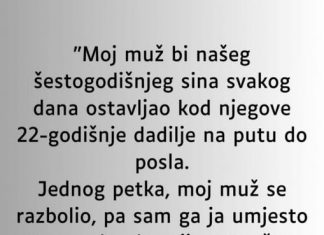 “Moj muž bi našeg šestogodišnjeg sina svakog dana ostavljao kod njegove 22-godišnje dadilje…”