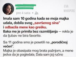 Moja majka me je napustila zbog svoje nove porodice — godinama kasnije, pokucala je na moja vrata zbog jedne stvari….