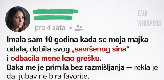 Moja majka me je napustila zbog svoje nove porodice — godinama kasnije, pokucala je na moja vrata zbog jedne stvari….