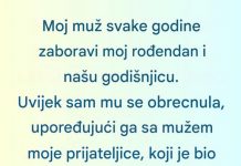Moj muž je uvek zaboravljao važne datume ……