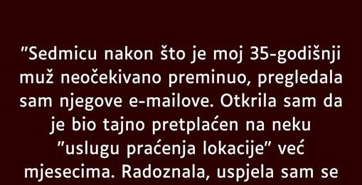 “Samo sedam dana nakon sto je moj suprug iznenada umro od 35 godina, pronasla sam nesto sto mi zivot okrenulo…”