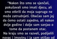 Ostavio je ŽENU jer nisu imali decu , ali kad se vratio posle PAR godina usledio je PRAVI ŠOK!
