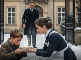 Ljubazna sluškinja je nervozno gledala kroz mali prozor vile, srce joj je bilo preplavljeno strahom….