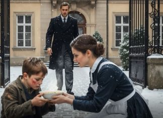 Ljubazna sluškinja je nervozno gledala kroz mali prozor vile, srce joj je bilo preplavljeno strahom….