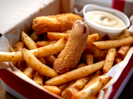 Usmerila sam pažnju na komad piletine koji se našao u kutiji i primetila nešto čudno