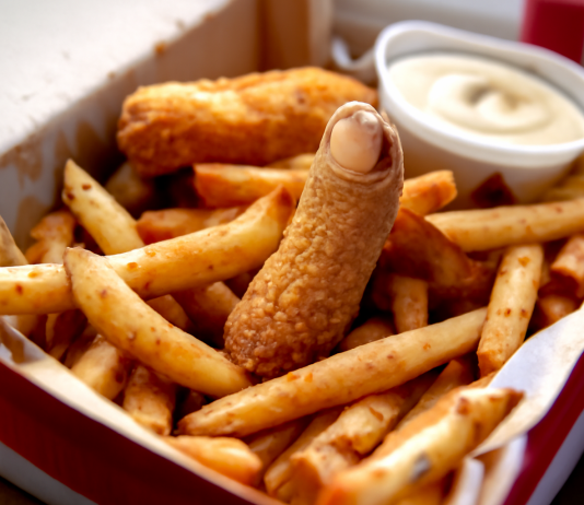 Usmerila sam pažnju na komad piletine koji se našao u kutiji i primetila nešto čudno