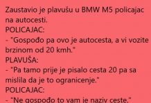 Vic dana: Plavuša na autocesti
