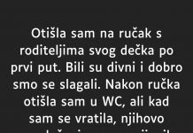 “Otišla sam na ručak s roditeljima svog dečka po prvi put…”