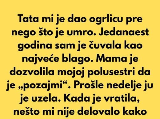 Odbila sam da iko ukrade ono što mi je tata ostavio, a mama je situaciju pogoršala