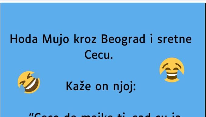 VIC: Mujo sretne Cecu