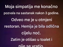 Nestao je sa našeg prvog sastanka — a onda sam shvatila zašto