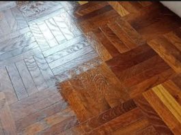 Kako drvenom parketu povratiti stari sjaj, bez hoblovanja, jeftino i efikasno sredstvo koje KORISTIM