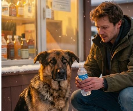 “Nahranio sam izgladnjelog psa ispred prodavnice — a sljedećeg jutra neko je zakucao na moja vrata s pitanjem koje me je šokiralo”