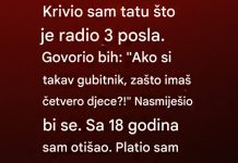 “Krivio sam oca jer radi tri posla i nikad ga nema kuci:” Zasto imas cetvero djece ako nisi sposoban da ih hranis….”