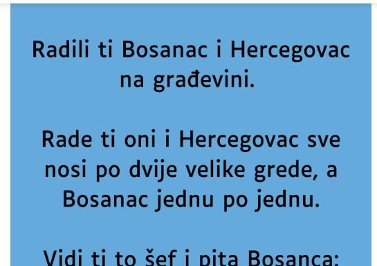 VIC: Bosanac i Hercegovac
