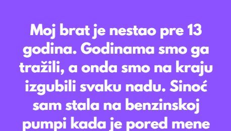 Brat je nestao bez traga – poslije 13 godina pojavila se nova nada