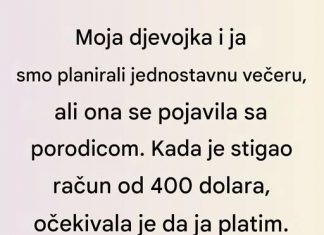 Moja devojka i ja planirali smo jednostavnu većeru…..