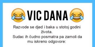 VIC DANA: Razvod u stotoj
