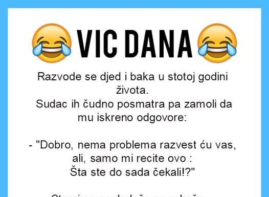 VIC DANA: Razvod u stotoj