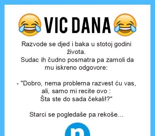 VIC DANA: Razvod u stotoj