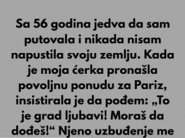“Godinama sam stedila, sa 56 godina nikada nisam putovala,napustila svoj rodni kraj a onda jedan dan zivot mi mijenja…”