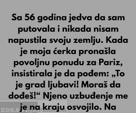 “Godinama sam stedila, sa 56 godina nikada nisam putovala,napustila svoj rodni kraj a onda jedan dan zivot mi mijenja…”