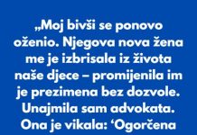 “Kada se moj bivsi suprug ponovo ozenio, njegova zena me izbrisala iz zivota nase djece, sve im je promijenila i udaljila ih od nas…”