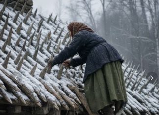 Žena koja je postavljala stake na krov: Tajna koja je spasila njen dom od razorne oluje