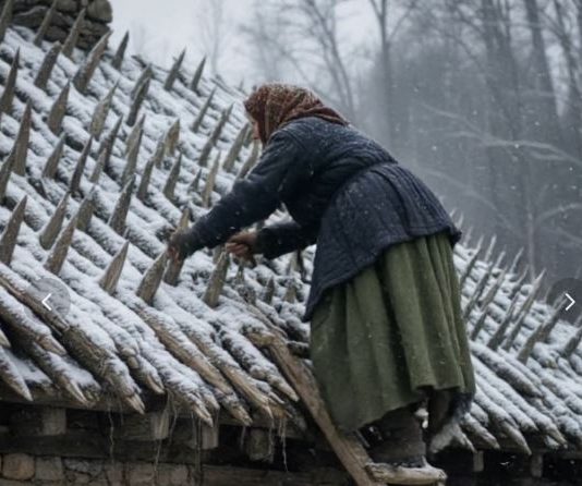 Žena koja je postavljala stake na krov: Tajna koja je spasila njen dom od razorne oluje