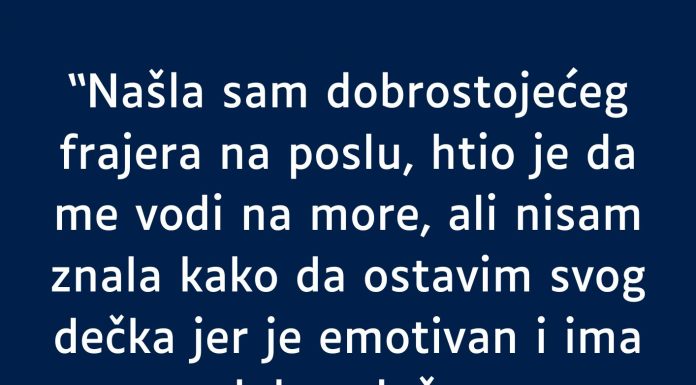 Našla sam dobrostojećeg frajera na poslu….