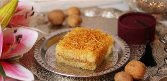 Hrskavi kadaif – zlatan, sočan i pun oraha!