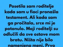 Moj zivot od trenutka kada sam pronasla testament vise nije isti!