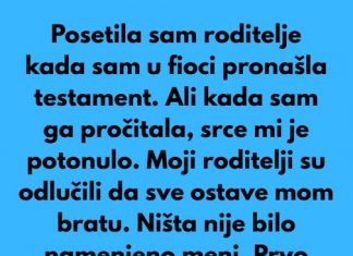 Moj zivot od trenutka kada sam pronasla testament vise nije isti!