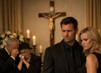 Muž je doveo svoju ljubavnicu na sahranu svoje žene… Zatim je „mrtva učiteljica“ razotkrila tajnu i živog ga sahranila pred svima