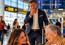 Kad je propustila let da bi pomogla nepoznatoj starici, nije znala da je njen sin milioner sve posmatrao. Mesece kasnije, iznenađenje je promenilo tok njenog života zauvek