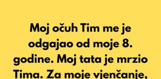 Zamolila sam svog očuha da ne prisustvuje mom vjenčanju kako bih udovoljila svom ocu.