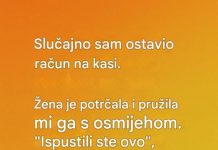 Poruka na računu koja mi je promenila dan…..